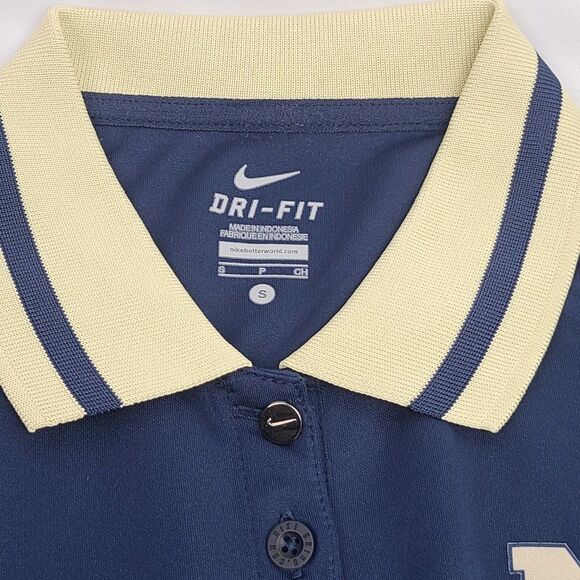 Nike Womens Navy Midshipmen Dri Fit NWT Polo Shirt Size S - Picture 6 of 10
